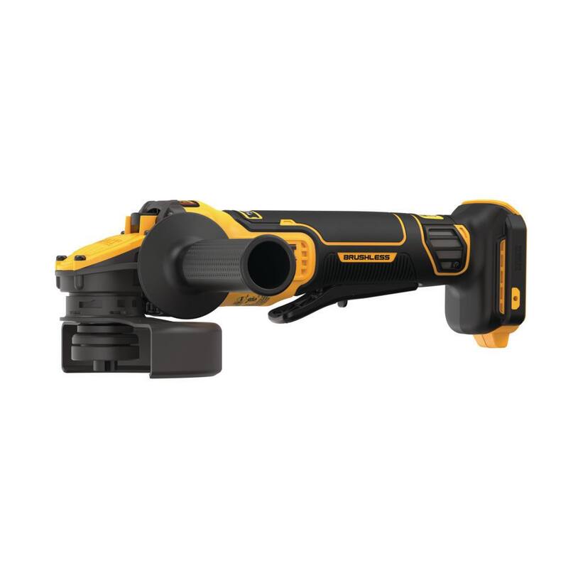 DEWALT 20V MAX Amoladora Angular Inalámbrica sin Escobillas de 4.5 - 5 pulgadas con Interruptor de Paleta, Ventaja FLEXVOLT y (1) Batería de 6.0Ah - DCG416BW606