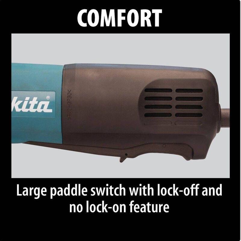 Makita 6.6 Amp Corded 1/4 in. SJS Die-Grinder - GD0801C
Makita 6.6 Amperios con cable 1/4 pulg. Amoladora recta SJS - GD0801C