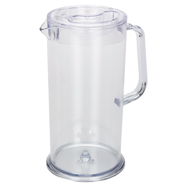 Ideal Settings Water Pitcher with Lid, BPA-Free, 64 ounces, Clear, Dishwasher safe - 30164000