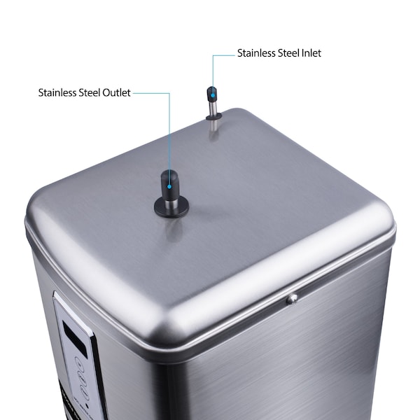 Ready Hot Instant Hot Water Dispenser System, 2.5 Quarts Digital Display Tank Only, Stainless Steel - 40-RH-300-SSD