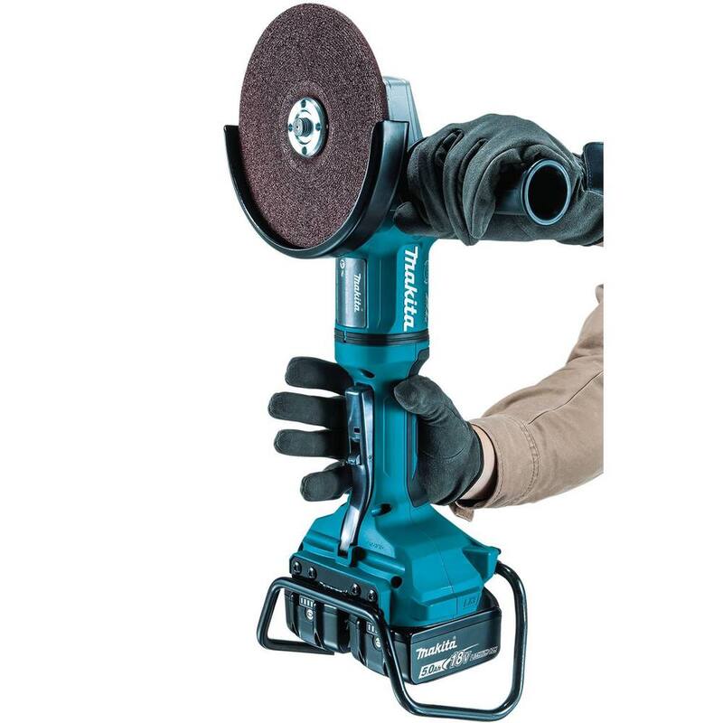 Kit de esmeriladora angular sin escobillas Makita 18V 5.0Ah X2 LXT de iones de litio (36V) - XAG12PT1