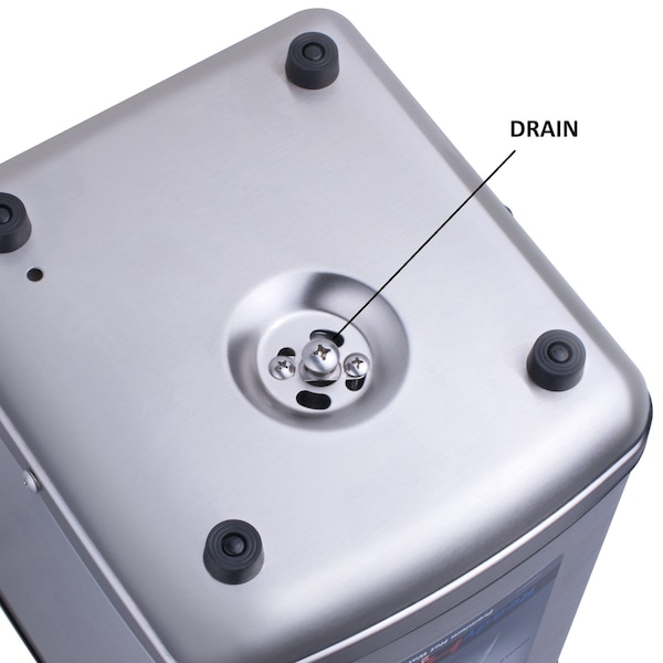 Ready Hot Instant Hot Water Dispenser with Polished Chrome Dual Lever Hot and Cold Water Faucet - 41-RH-200-F560-CH