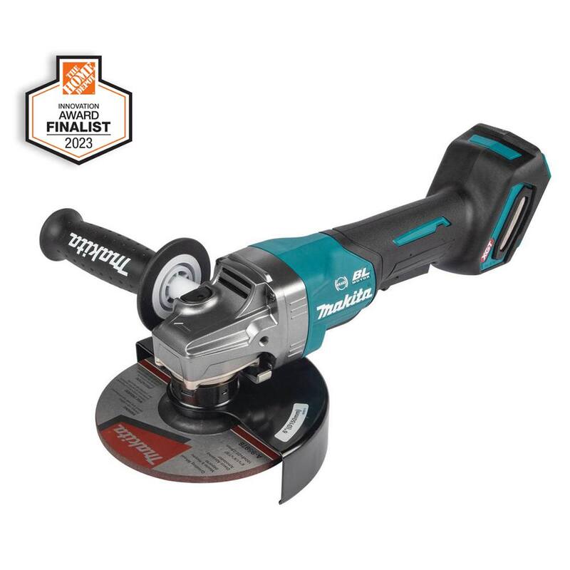Esmeriladora angular inalámbrica Makita 40V Max XGT Brushless de 6 pulgadas con interruptor de paleta, con freno eléctrico (herramienta solamente) - GAG08Z