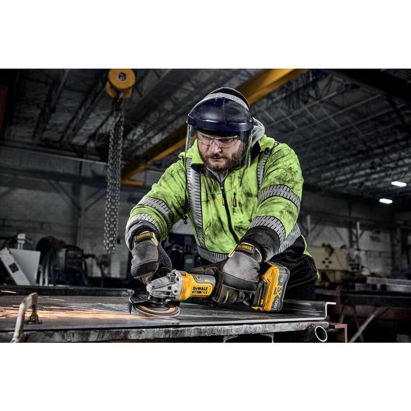 DEWALT 20V MAX XR Amoladora inalámbrica sin escobillas de 4-1/2 a 5 pulgadas (Herramienta solamente) - DCG410B