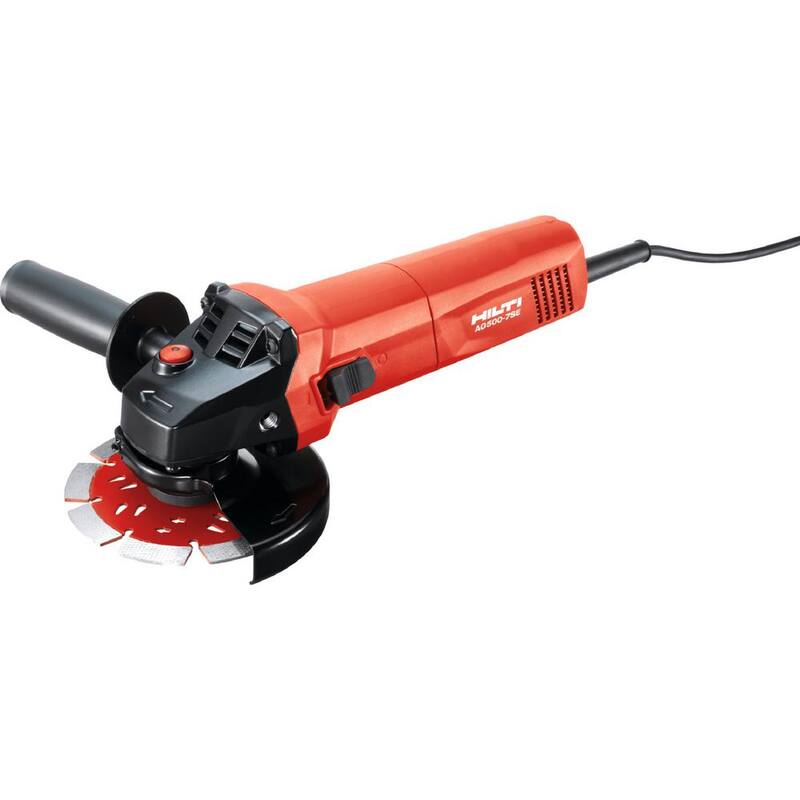 Hilti AG 500-7SE5 6.5 Amperios con cable 5 pulgadas Amoladora Angular con Seguro - 3578886