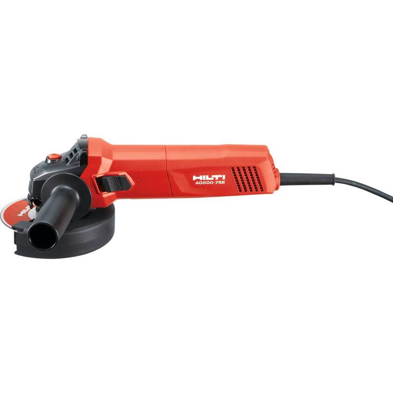 Hilti AG 500-7SE5 6.5 Amperios con cable 5 pulgadas Amoladora Angular con Seguro - 3578886