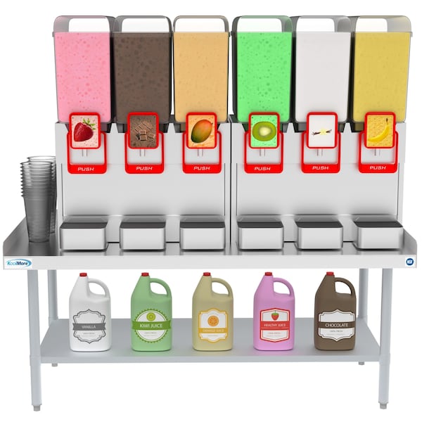 Koolmore 16 Gauge Stainless Steel Commercial Equipment Stand - 30 x 60 Heavy Duty Griddle Stand w/Undershelf - EQT-163060