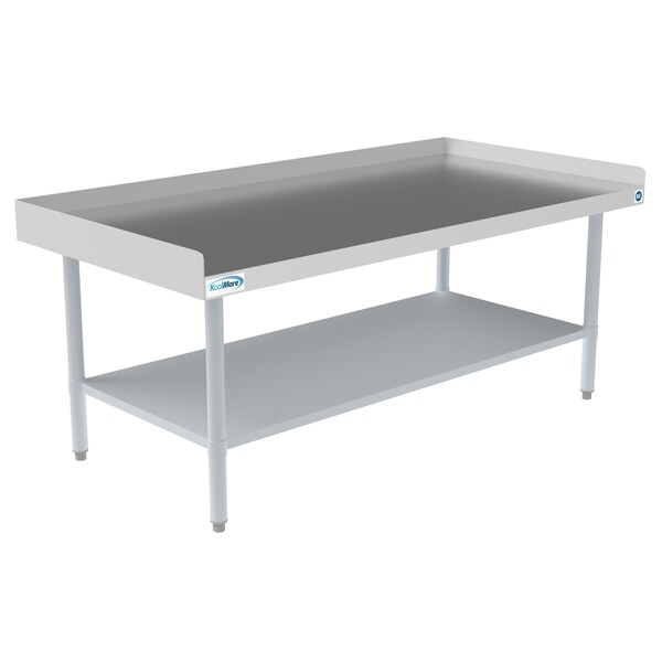Koolmore 16 Gauge Stainless Steel Commercial Equipment Stand - 30 x 60 Heavy Duty Griddle Stand w/Undershelf - EQT-163060