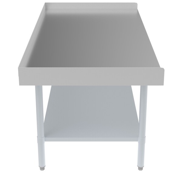 Koolmore 16 Gauge Stainless Steel Commercial Equipment Stand - 30 x 60 Heavy Duty Griddle Stand w/Undershelf - EQT-163060