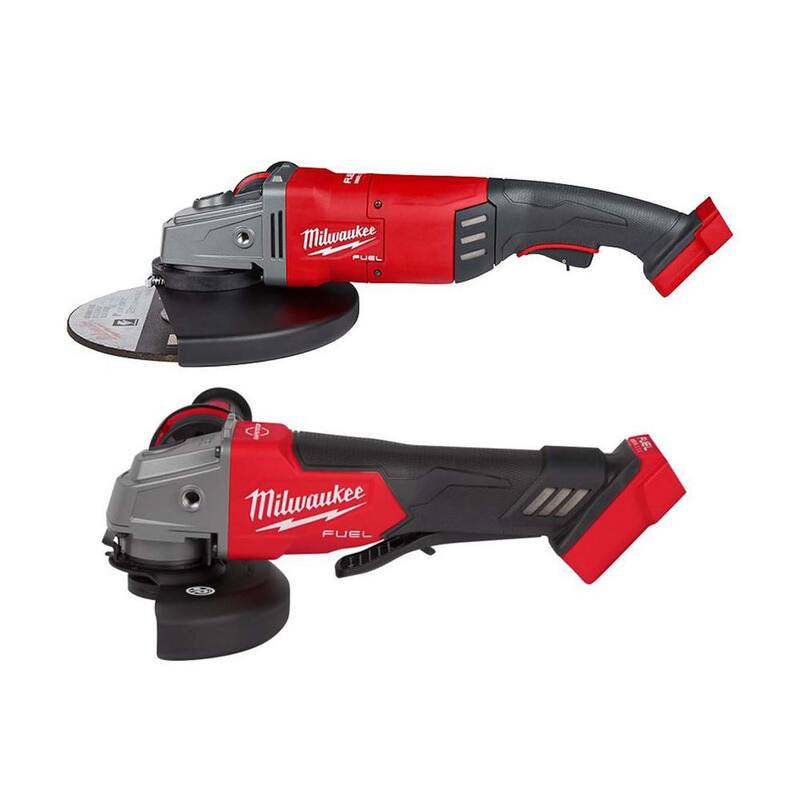 Milwaukee M18 FUEL 18V Lithium-Ion Sin Escobillas Cabezal de Ángulo Inalámbrico de 7 pulgadas / 9 pulgadas (Herramienta solamente) con Cabezal de Ángulo sin escobillas - 2785-20-2880-20