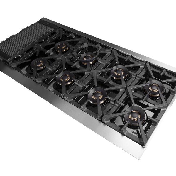 Forno Capriasca Titanium Professional 60In. Freestanding Dual Fuel Range - FFSGS6187-60