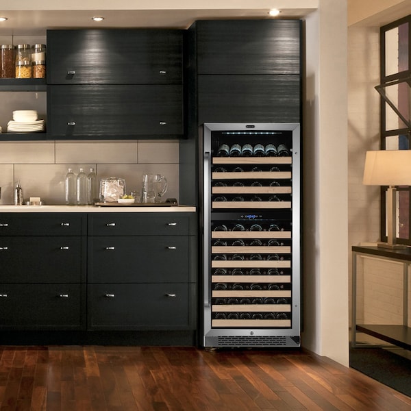Whynter Built-in Stainless Steel Dual Zone Compressor Wine Refrigerator - BWR-0922DZ