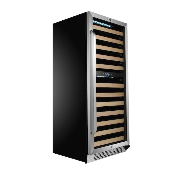 Whynter Built-in Stainless Steel Dual Zone Compressor Wine Refrigerator - BWR-0922DZ