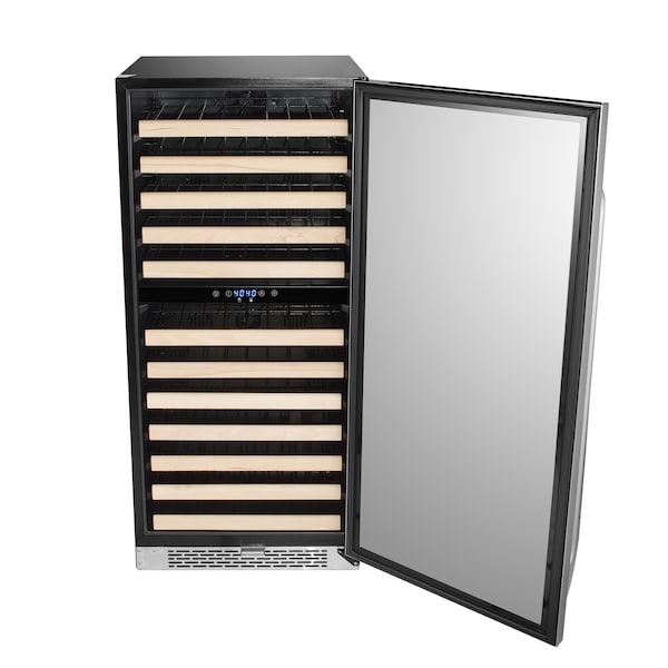 Whynter Built-in Stainless Steel Dual Zone Compressor Wine Refrigerator - BWR-0922DZ