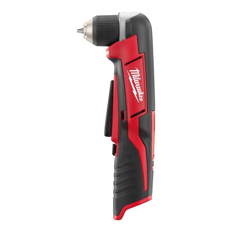Milwaukee M12 FUEL 12V Lithium-Ion 1/4 in. Kit de Rectificadora Recta Inalámbrica con M12 3/8 in. Taladro Angular Derecho - 2486-22-2415-20