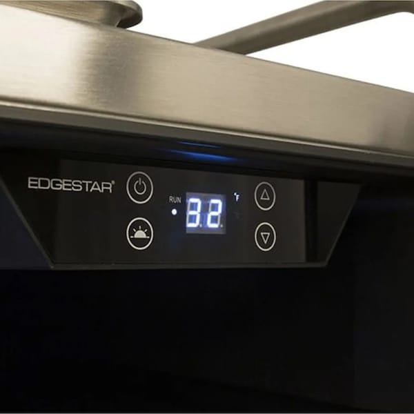 Edgestar 24 Inch Wide Outdoor Kegerator Conversion Refrigerator with Forced Air Refrigeration - BR7001SSOD