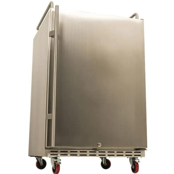 Edgestar 24 Inch Wide Outdoor Kegerator Conversion Refrigerator with Forced Air Refrigeration - BR7001SSOD