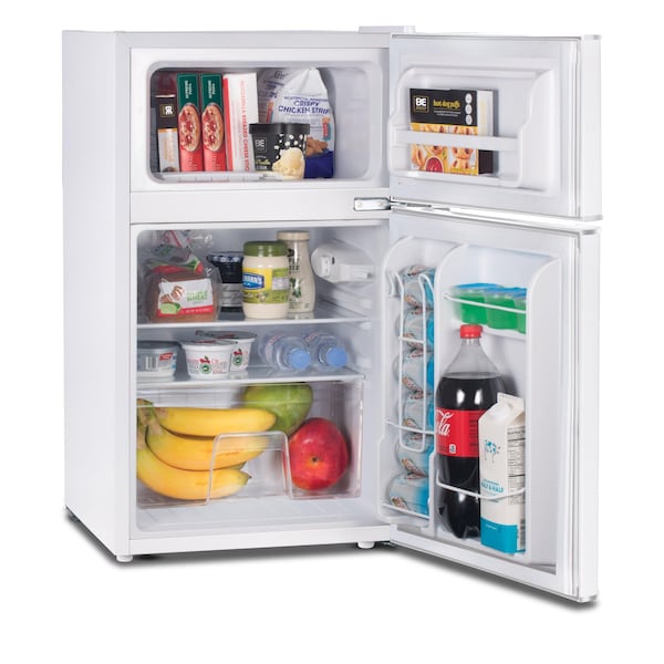 Commercial Cool 3.2 Cu. Ft. 2 Door Refrigerato, Freezer, White - CCRD32W