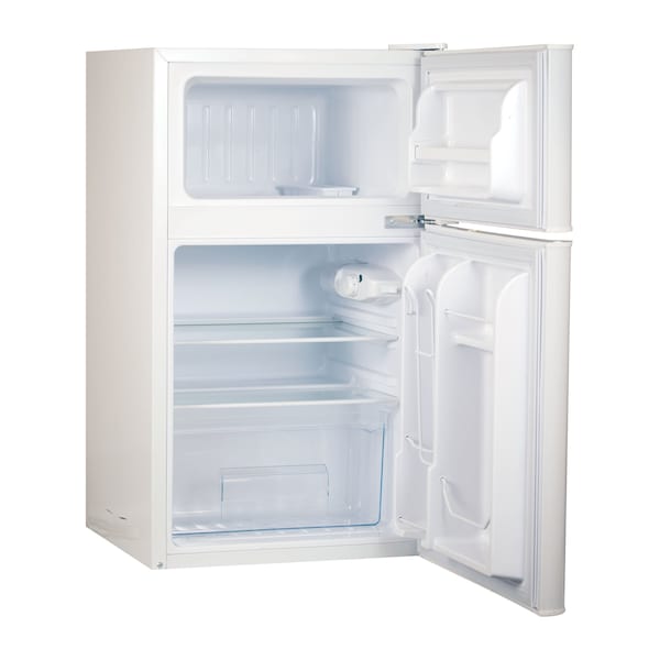 Commercial Cool 3.2 Cu. Ft. 2 Door Refrigerato, Freezer, White - CCRD32W