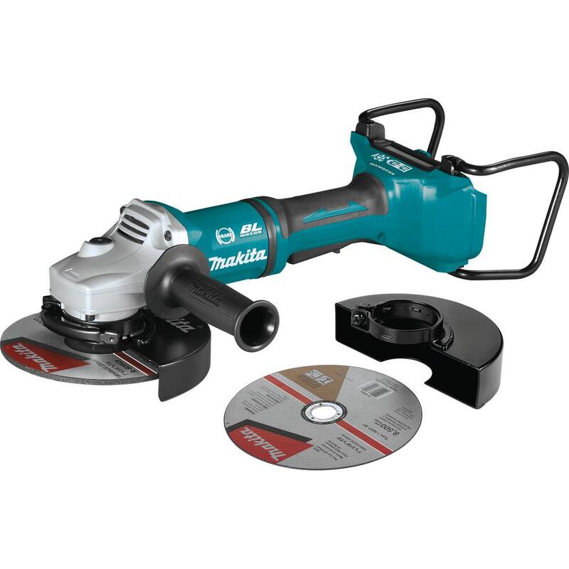 Makita 18V X2 LXT Ion de Litio 36V Inalámbrica sin Escobillas 7 pulgadas. Amoladora Angular con Interruptor de Paleta y Freno Eléctrico Herramienta Únicamente - XAG12Z1