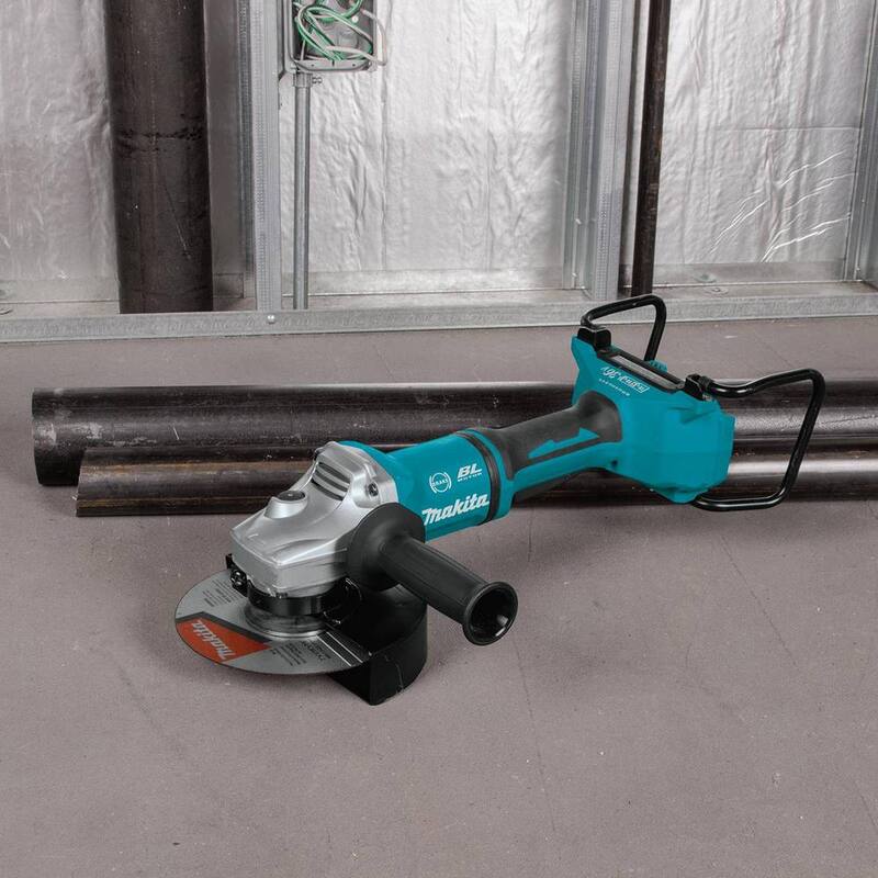 Makita 18V X2 LXT Ion de Litio 36V Inalámbrica sin Escobillas 7 pulgadas. Amoladora Angular con Interruptor de Paleta y Freno Eléctrico Herramienta Únicamente - XAG12Z1