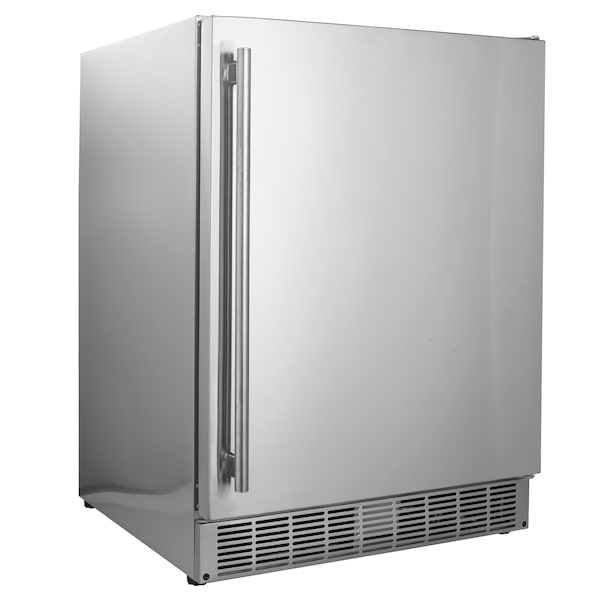 Maxx Ice Refrigerator 5 cu.ft., Outdoor, Stainless Steel - MCR5U-O