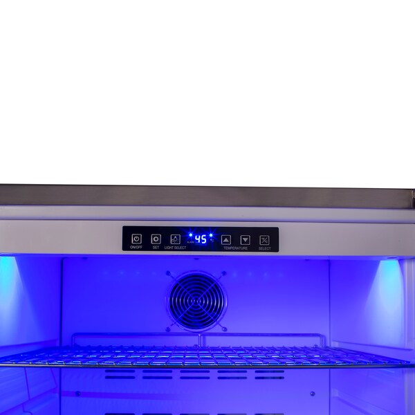 Maxx Ice Refrigerator 5 cu.ft., Outdoor, Stainless Steel - MCR5U-O