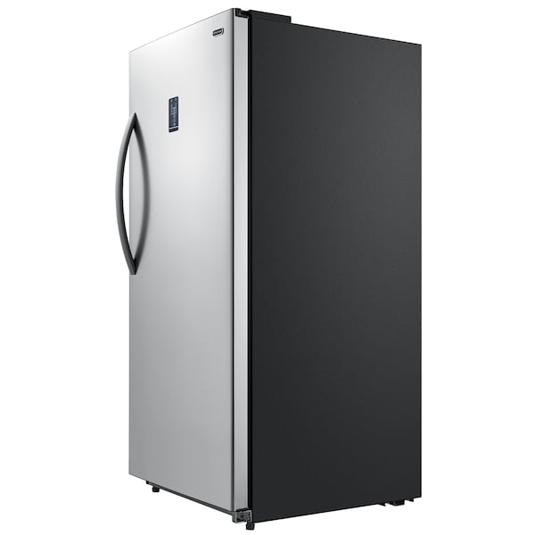 Whynter 13.8 cu.ft. Digital Upright Convertible SS Deep Freezer/Refrigerator - UDF-139SS