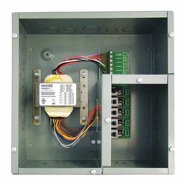 Functional Devices-Rib Enclosed Power Supply, 480/347/277/240/120V AC, 24V AC, 200VA - PSH200A-LVC