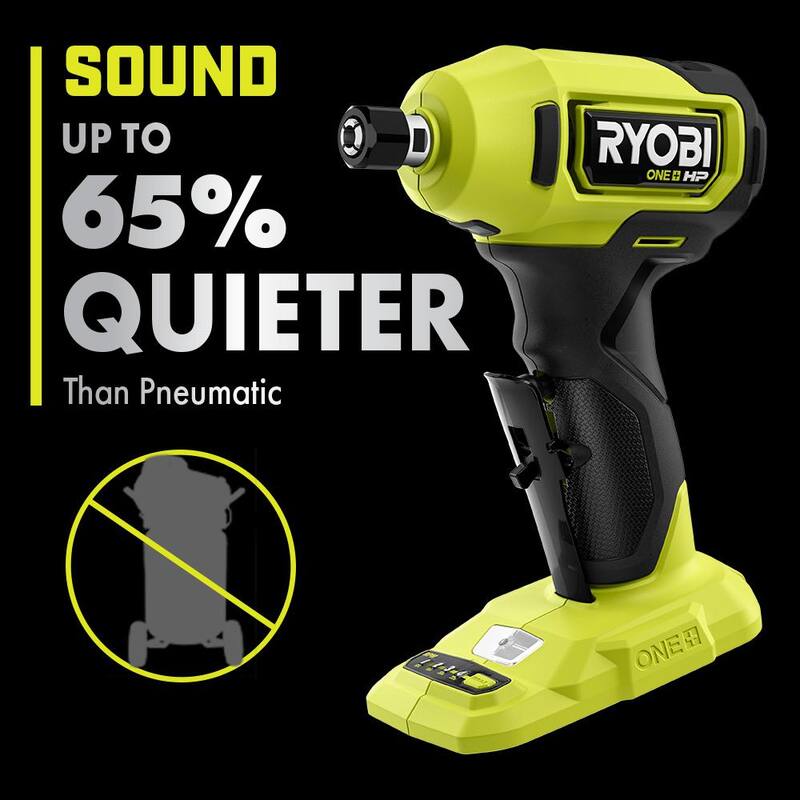 RYOBI ONE+ HP 18V Amoladora de matriz angular recta inalámbrica con motor sin escobillas de 1/4 de pulgada, con batería de 2.0 Ah y cargador - PSBDG01K1