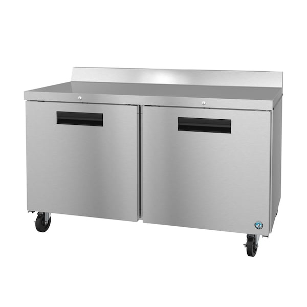 Hoshizaki America Freezer, Two Section Worktop, Stainless Doors with Lock,  - WF60B-01