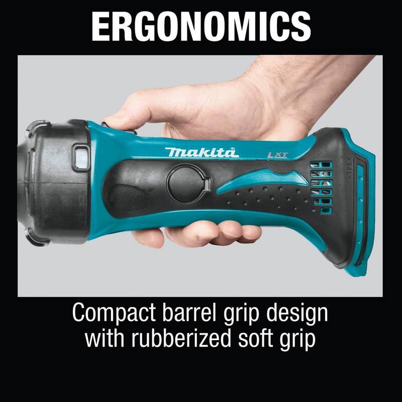 Makita 18V LXT Rectificador Compacto Inalámbrico de Iones de Litio de 1/4 de pulgada (Herramienta solamente) - XDG02Z