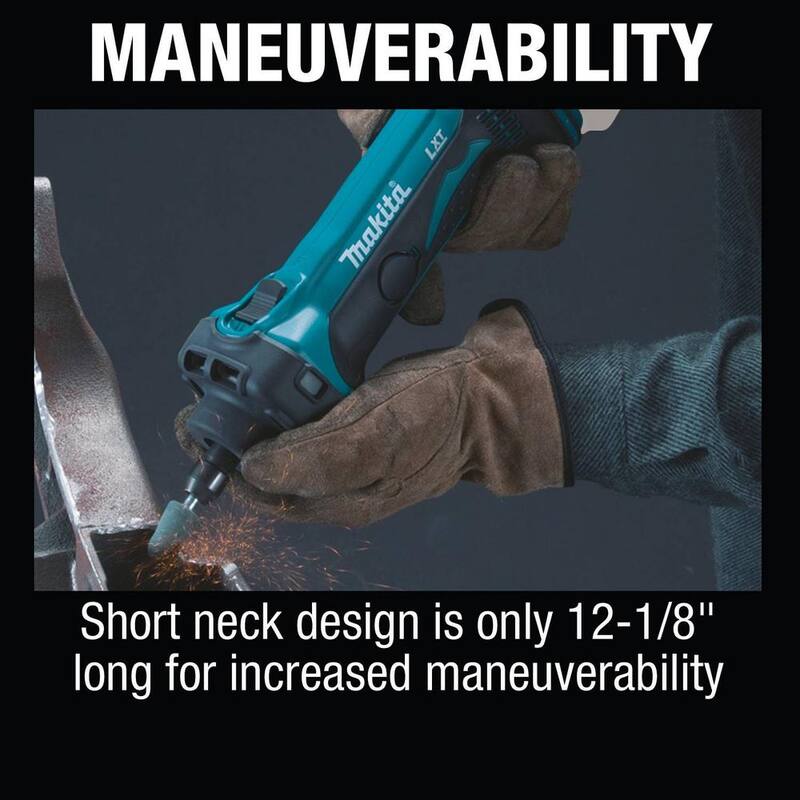 Makita 18V LXT Rectificador Compacto Inalámbrico de Iones de Litio de 1/4 de pulgada (Herramienta solamente) - XDG02Z