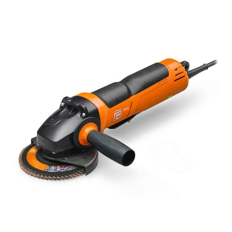Esmeriladora angular compacta con cable de 13 amperios FEIN CG 15-125 BLP Inox de 5 pulgadas - 72228560120