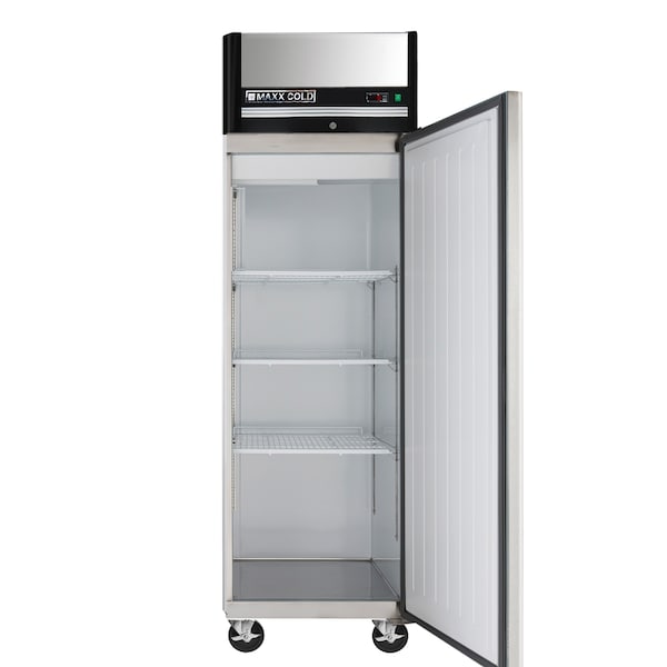 Maxx Cold Freezer 23 cu.ft., Commercial Upright, Stainless Steel - MXCF-23FD
