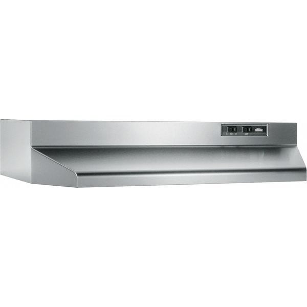 Broan Hood, 30 In, 160 CFM, Stainless - 403004