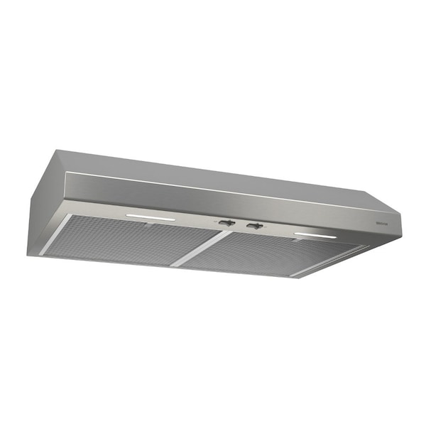 Almo Broan 36-Inch Stainless Steel Range Hood with 300 Max Blower CFM and ENERGY STAR Certification - BCSEK136SS