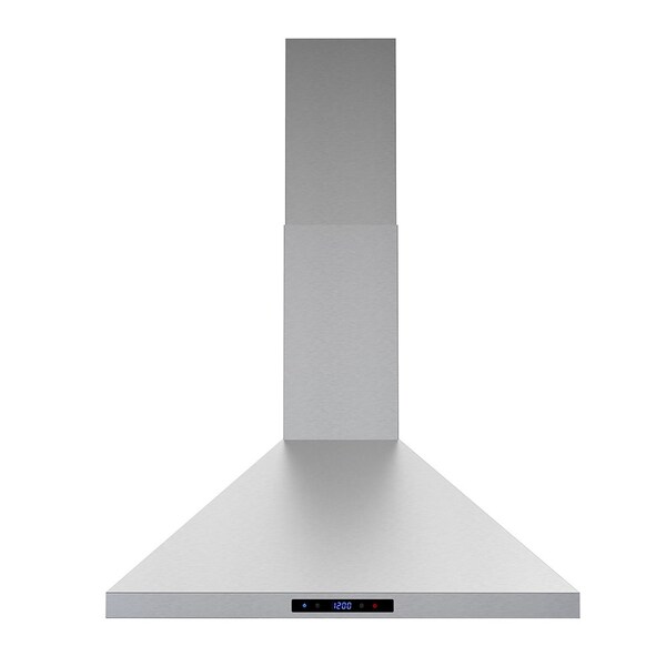 Streamline 30 in. Giotto Ductless Wall Mount 350 CFM Range Hood in Brushed Stainless Steel - T-451-1-DL