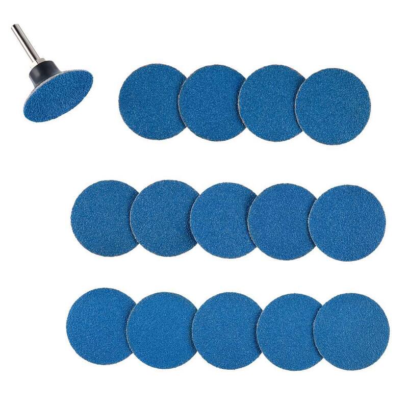 RYOBI ONE+ HP 18V Rectificadora compacta sin escobillas de ángulo recto inalámbrica de 1/4 de pulgada (herramienta únicamente) con juego de discos de lija de 2 pulgadas (16 piezas) - PSBDG01B-A911601