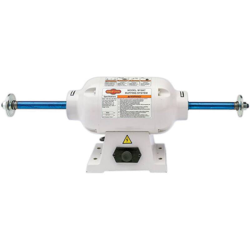 Sistema de pulido con cable Shop Fox de 110 voltios, 10 amperios y 1 HP - W1847