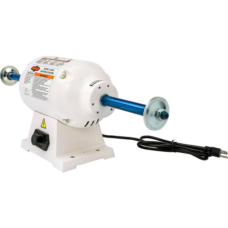 Sistema de pulido con cable Shop Fox de 110 voltios, 10 amperios y 1 HP - W1847