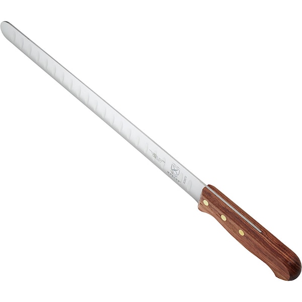 Mercer Cutlery Praxis Slicer, Granton Edge, Rose Wood, 12" - M26070