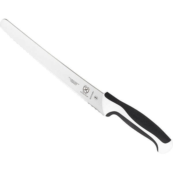Mercer Cutlery Millennia Bread Knife, Wide, 10", Wht - M23210WBH