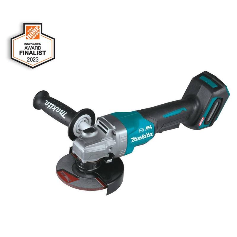 Makita 40V Max XGT Amoladora angular inalámbrica sin escobillas de 4-1/2 /5 pulgadas con interruptor de paleta y freno eléctrico (herramienta solamente) - GAG03Z