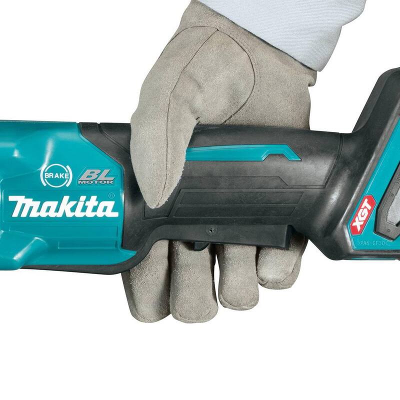 Makita 40V Max XGT Amoladora angular inalámbrica sin escobillas de 4-1/2 /5 pulgadas con interruptor de paleta y freno eléctrico (herramienta solamente) - GAG03Z