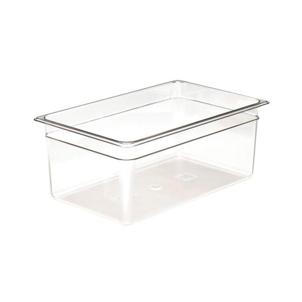 Cambro Full Size 8 in Clear Camwear® Food Pan - 18CW135