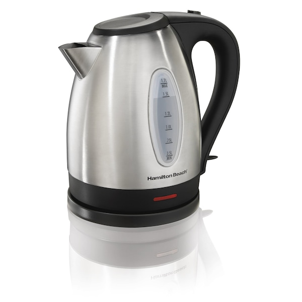 Hamilton Beach 1.7 L Black/Silver Electric Kettle - 40880