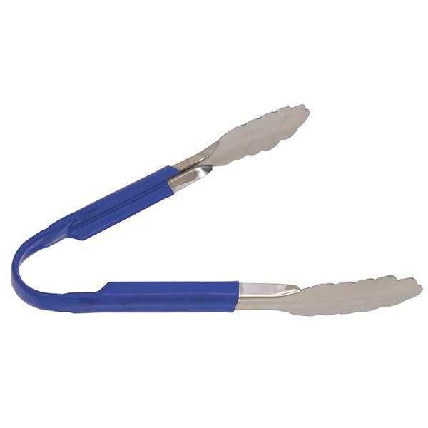 Crestware Tong, Blue, 10 in. L, Stainless Steel - CG10BL