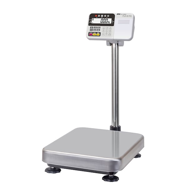 A&D Weighing Platform Scale, 60/150/220X0.02/0.05/0.1kg, Legal for Trade - HV-200KC