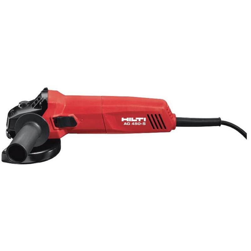 Amoladora angular con cubierta de protección Hilti de 7 amperios y 120 voltios con cable de 4-1/2 pulgadas - 3554361